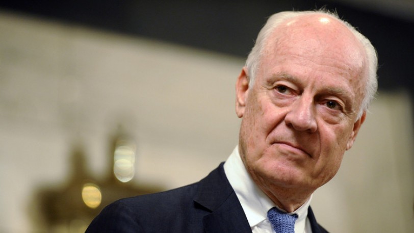 أ ف ب: زيارة مفاجئة للمبعوث الأممي إلى سورية ستيفان دي ميستورا إلى دمشق