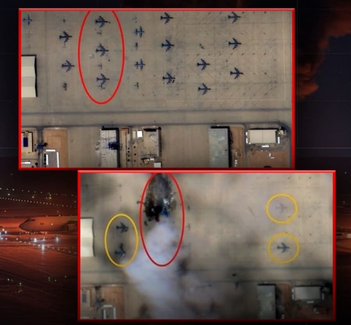 إصابة 12 جندي أمريكي وطائرات تزود بالوقود في قاعدة الأمير سلطان