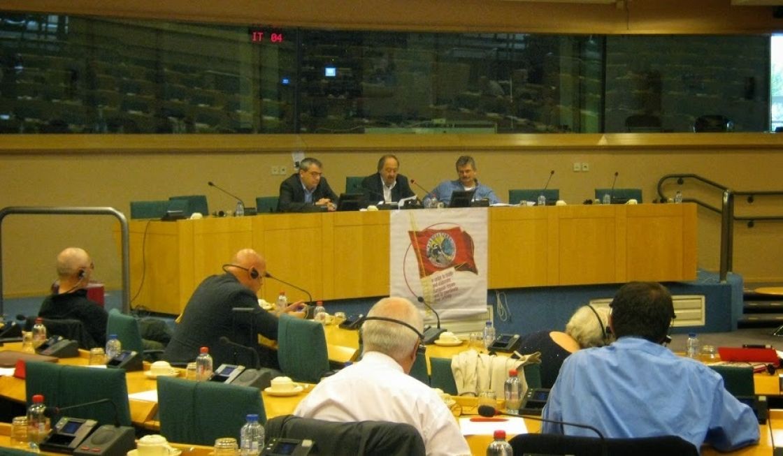 الشيوعي اليوناني في اللقاء الشيوعي الأوروبي 2014: من أجل حركة شيوعية أوروبية قوية ضد الإتحادات الإمبريالية وإسقاط الرأسمالية