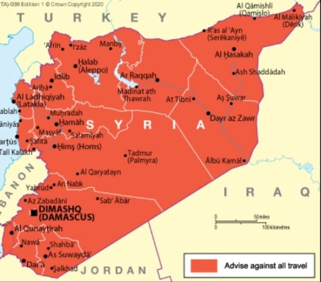 بعد أمريكا: بريطانيا تحذر من السفر إلى سـوريا وتدعو رعاياها للمغادرة فوراً
