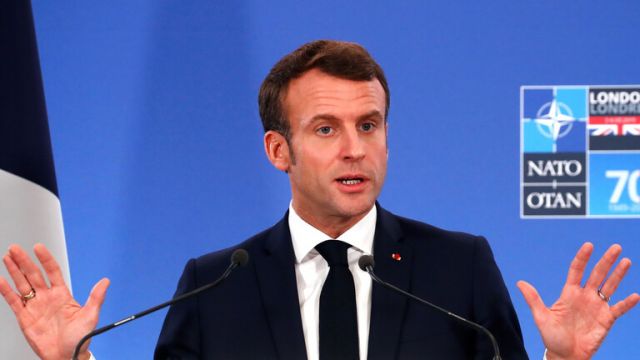 ماكرون يدافع عن تصريحه حول &laquo;الموت السريري&raquo; للناتو