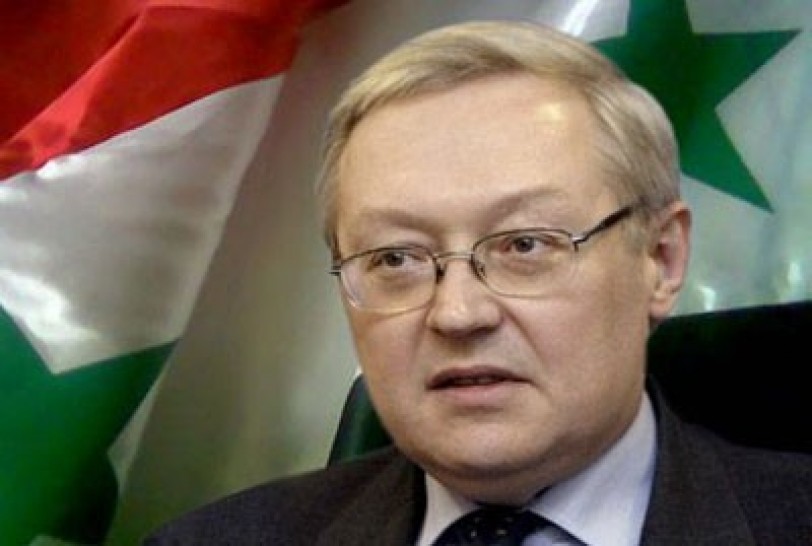 لقاء بين سيرغي ريابكوف ود. قدري جميل