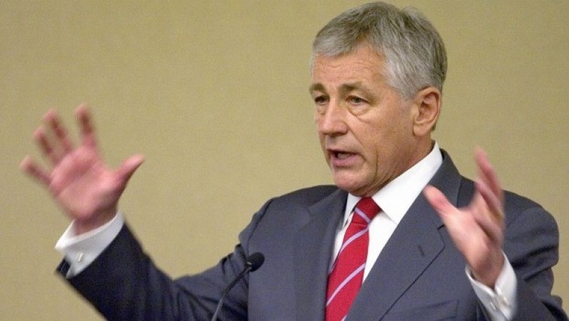 هيغل: سنواصل التعاون مع الشركاء للعمل على ايجاد تسوية سياسية في سورية