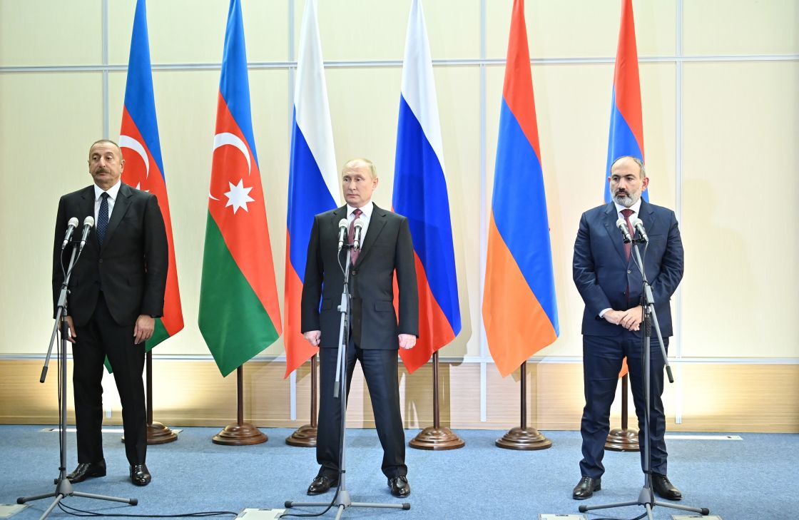 بوتين: نأمل باتفاق للصلح خلال اجتماع ثلاثي مع علييف وباشينيان