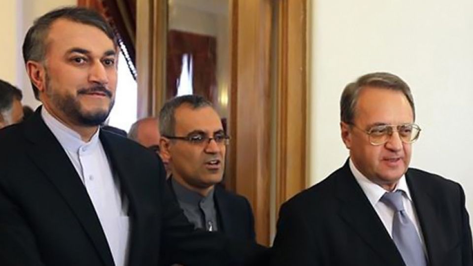 بوغدانوف يبحث مع عبداللهيان سبل تنفيذ التوافقات الأخيرة حول سورية