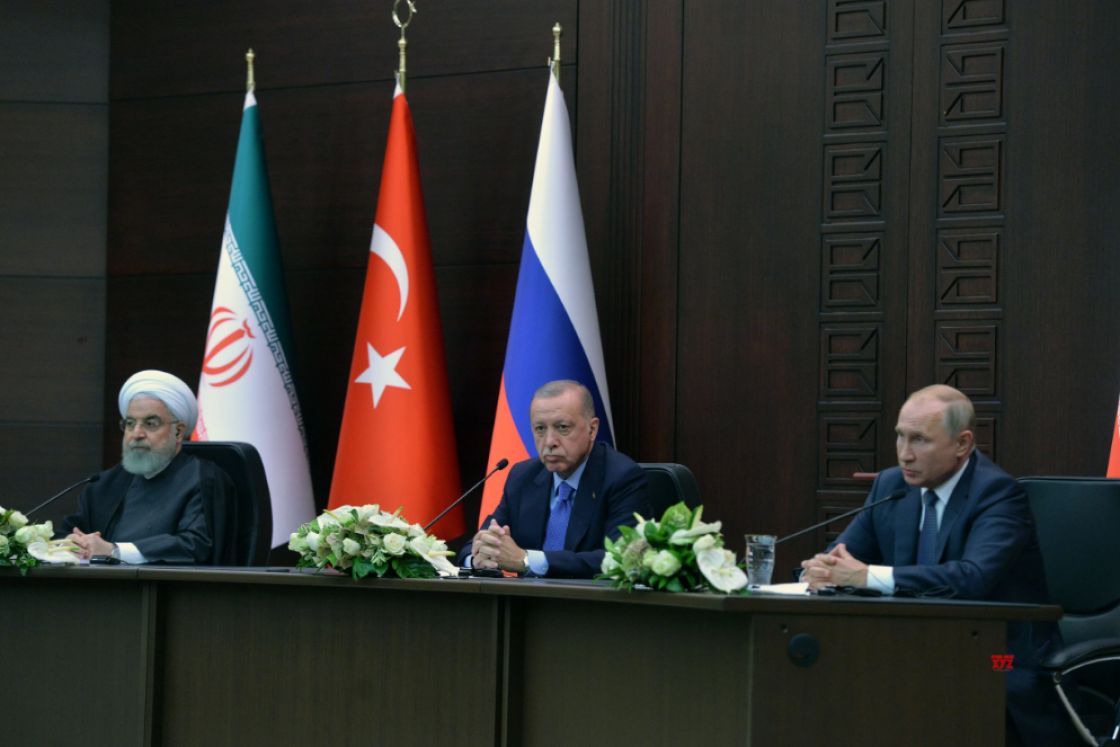 بيان مشترك من رئيس الجمهورية الإسلامية الإيرانية، رئيس الاتحاد الروسي ورئيس جمهورية تركيا