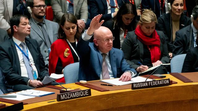 نيبنزيا: الموقف الأمريكي هو سبب عدم اتخاذ مجلس الأمن قراراً بوقف الدماء بغزة