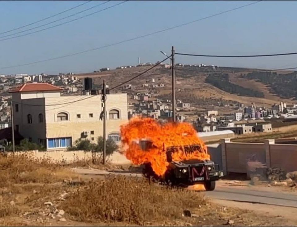 ليزر «إسرائيل» لا يحميها من العمليات الفدائية: مقتل شرطي دهساً وإحراق مركبة