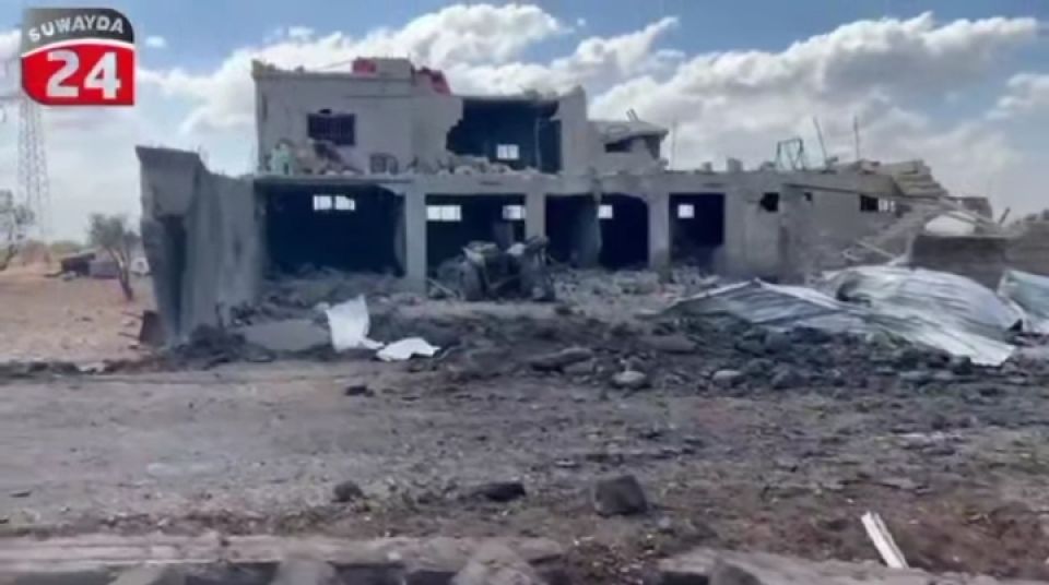 السويداء: 4 شهداء بعدوان "إسرائيلي" بطائرة مسيرة