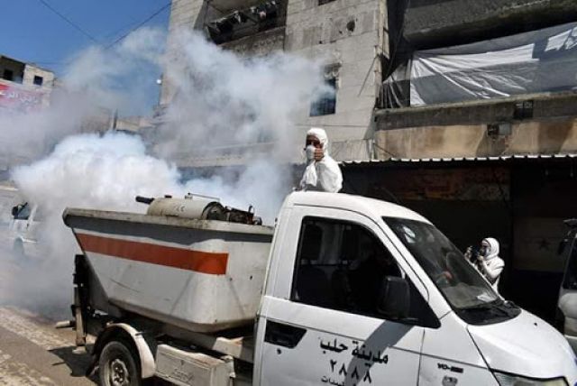حلب.. حملة رش شكلية لمكافحة ذبابة الرمل