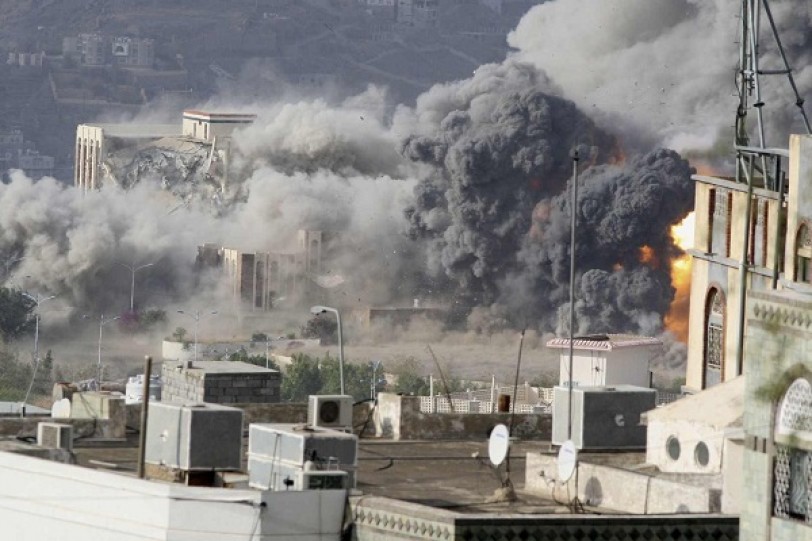 طيران «التحالف» يقصف مبنى وزارة الداخلية في صنعاء