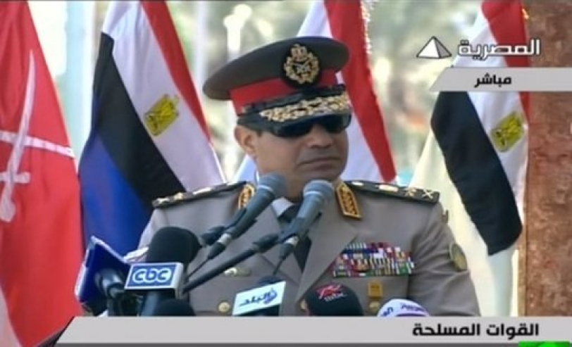 السيسي يدعو المصريين إلى النزول الى الشوارع يوم الجمعة لمنحه تفويضا بمواجهة الإرهاب ويؤكد أنه لم يخدع مرسي