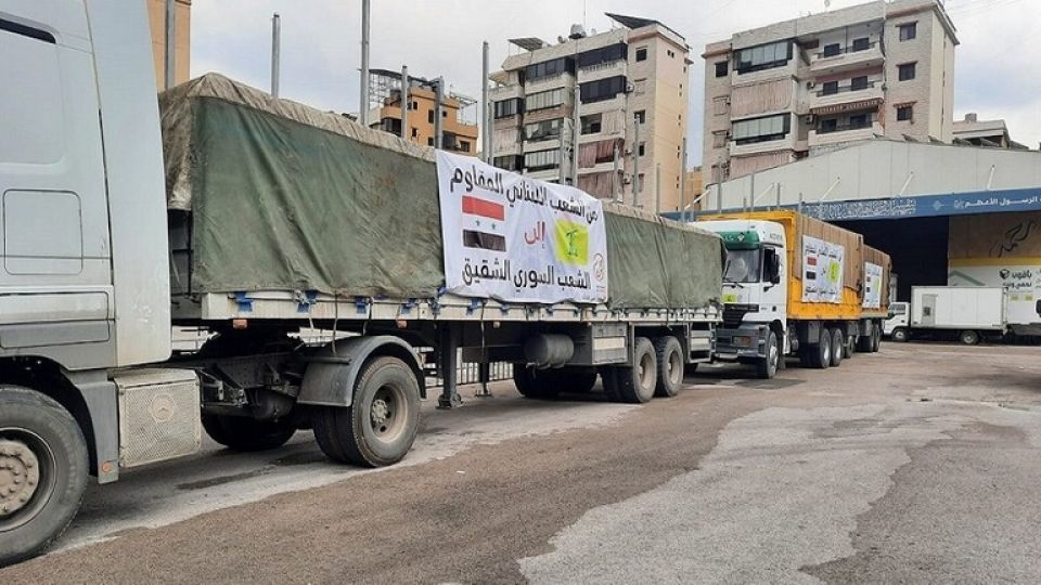 سورية تتلقى قرابة 100 طن من المساعدات صباح اليوم
