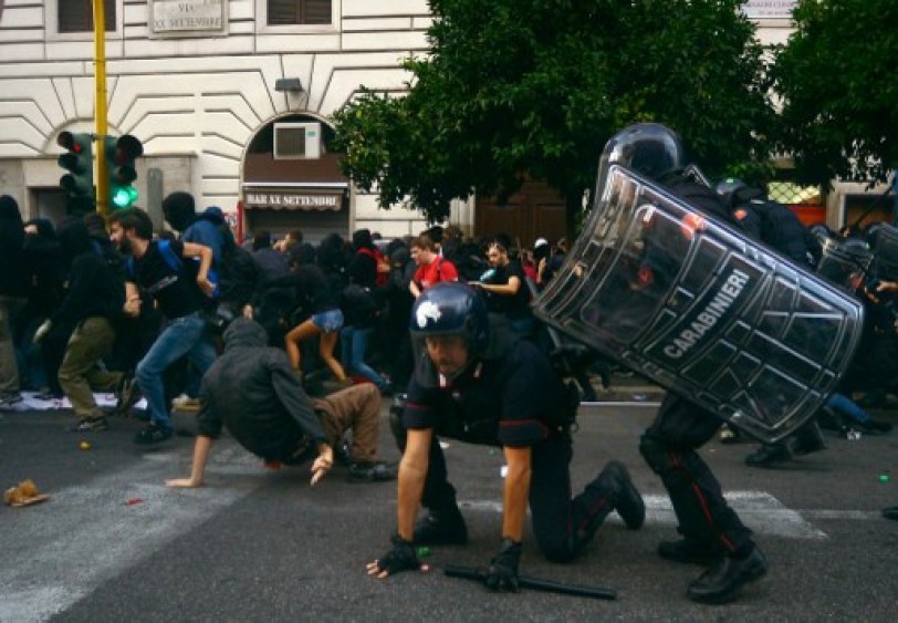 احتجاجات في إيطاليا رفضاً لإجراءات التقشف الحكومية