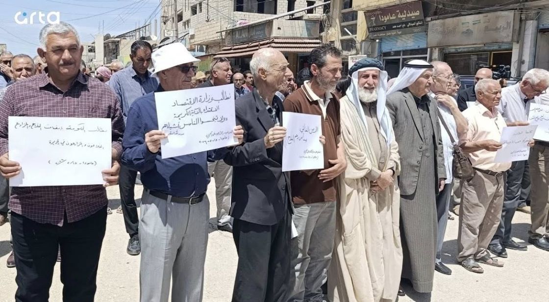 احتجاجات لمزارعي عامودا رفضاً لتسعيرة القمح: الأسعار الحكومية لا تغطي تكاليف الإنتاج