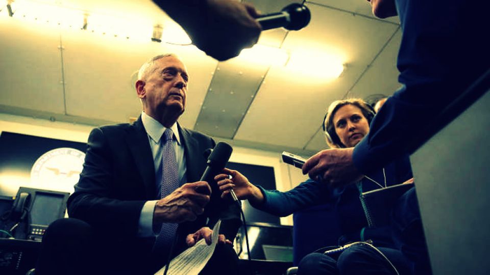 ماتيس يؤيد عملية جنيف لإنهاء النزاع في سورية