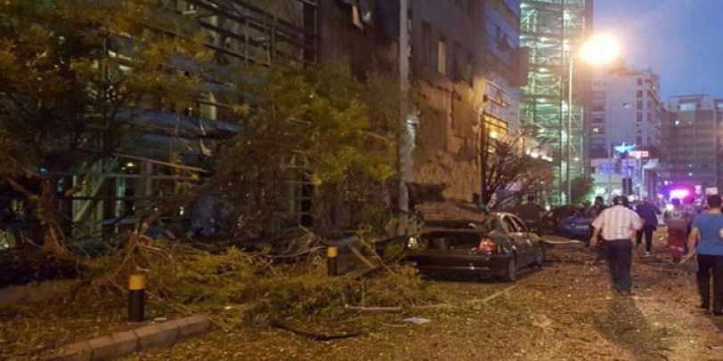 انفجار في منطقة الظريف بالعاصمة اللبنانية بيروت