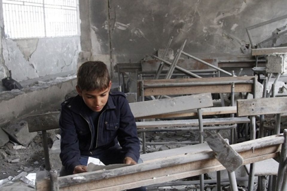 الصراع في سورية يحرم آلاف الطلبة من حق التعليم