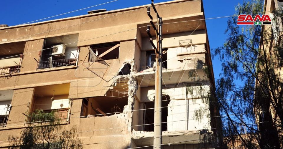 استشهاد جندي وإصابة 5 آخرين وأضرار بأكثر من 20 منزلاً بضواحي دمشق جرّاء العدوان "الإسرائيلي"