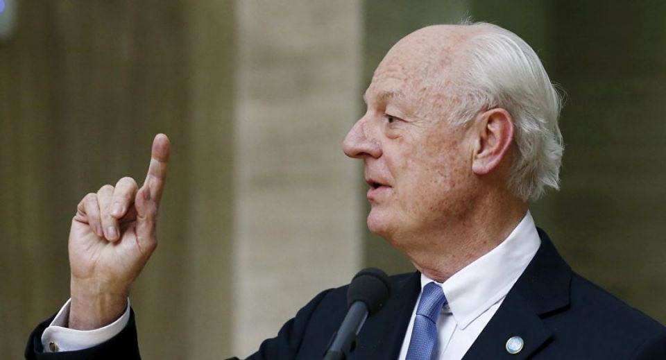 De Mistura speaks in clear Arabic