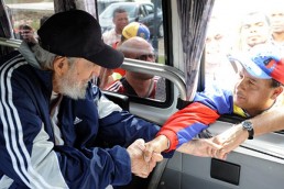 أول ظهور علني لكاسترو منذ 14 شهرا