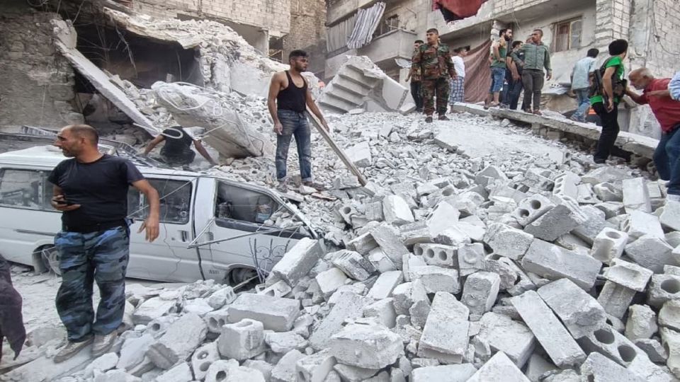 حلب: وفاة فتى بانهيار بناء (بالفردوس) بعد أسبوعين من انهيار مماثل (بالشيخ مقصود)
