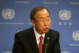 بان كي مون يدعو لوضع حد للنزاع السوري
