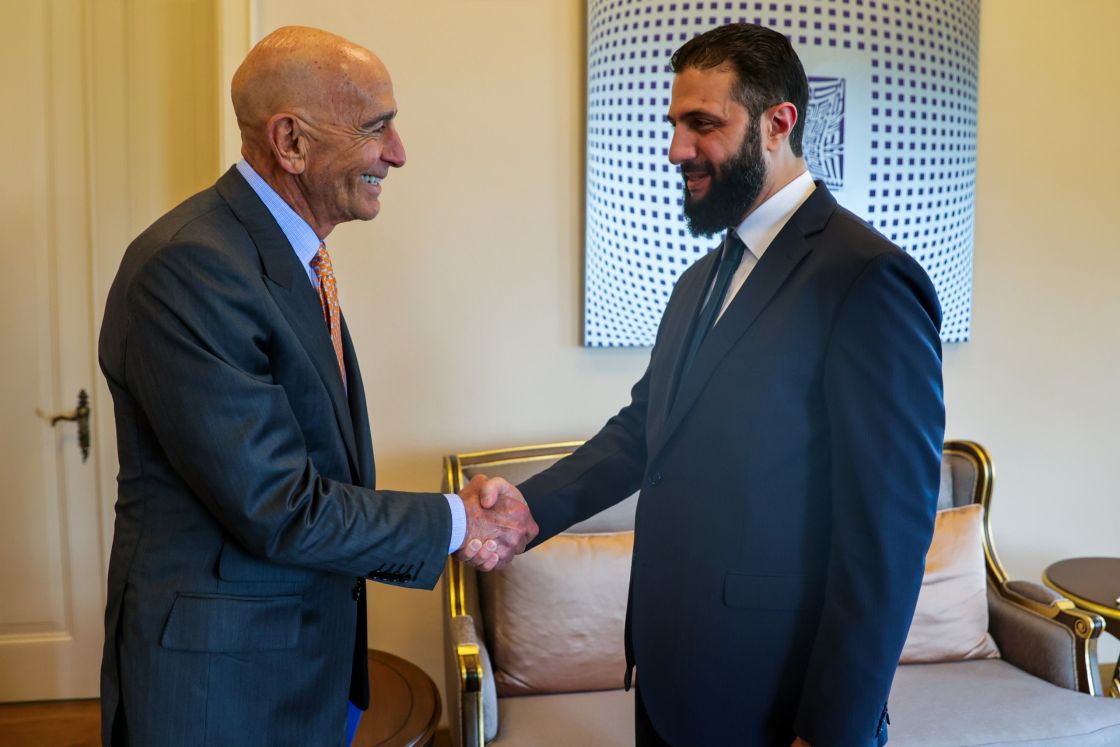 باراك يعلّق على لقائه بالشرع في إسطنبول