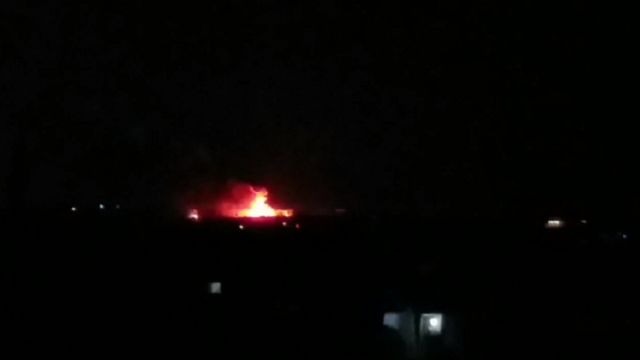 الجيش السوري يتصدى لغارات صهيونية على مطار حلب والمدينة الصناعية