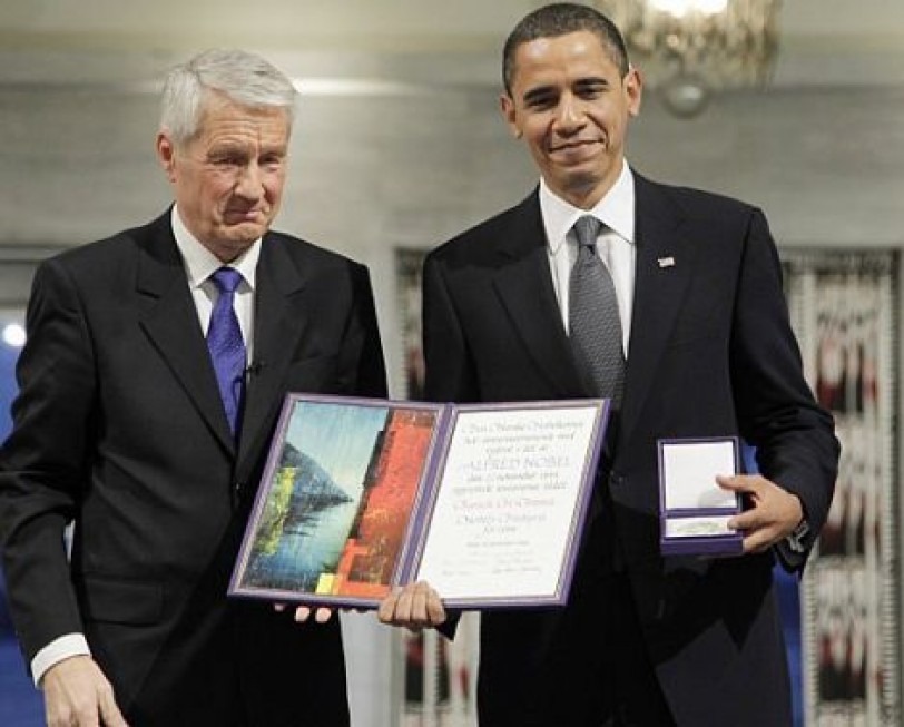 مسؤول روسي يدعو إلى سحب جائزة «نوبل» للسلام من أوباما