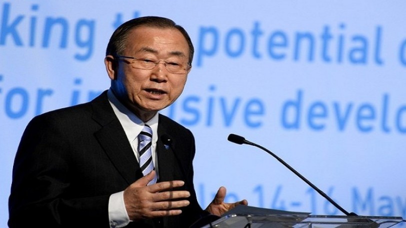 بان كي مون يدعو مجلس الأمن لفرض حظر أسلحة على سورية