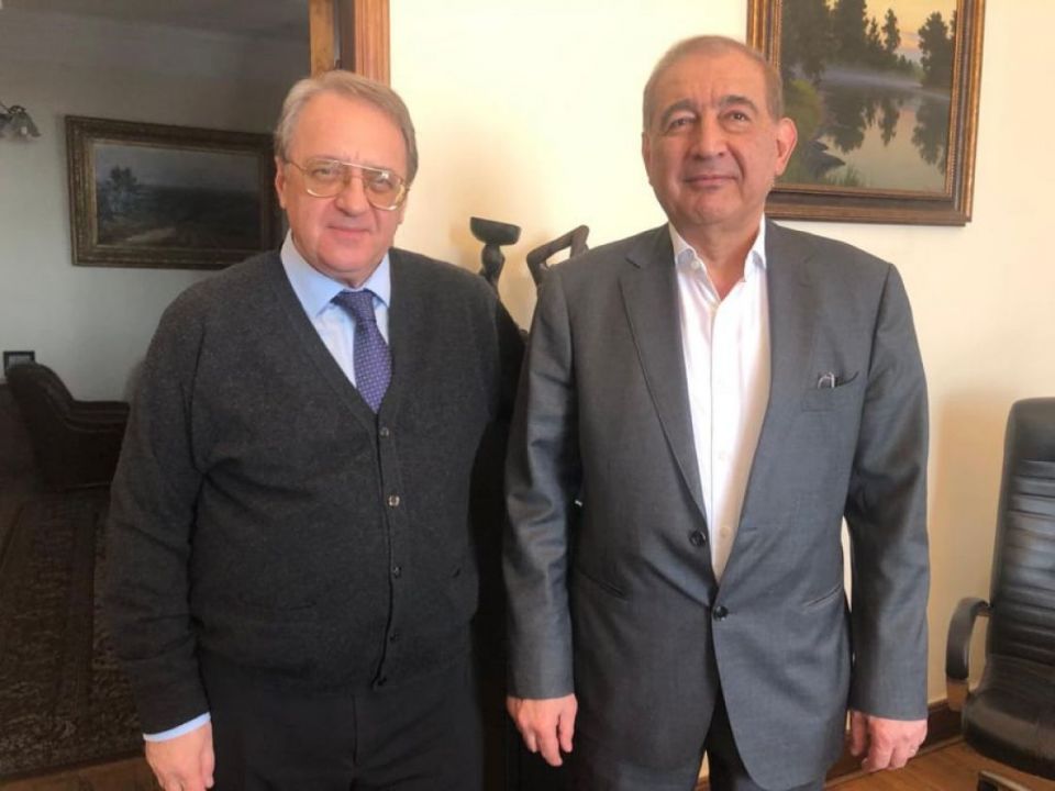 Press Release by Russian Foreign Ministry on Bogdanov-Jamil Meeting