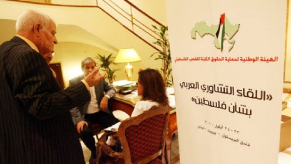 بعد إعلان تأسيسها أواخر تشرين الثاني بدمشق..  &laquo;الهيئة الوطنية لحماية الحقوق الثابتة للشعب الفلسطيني&raquo; تبدأ نشاطها