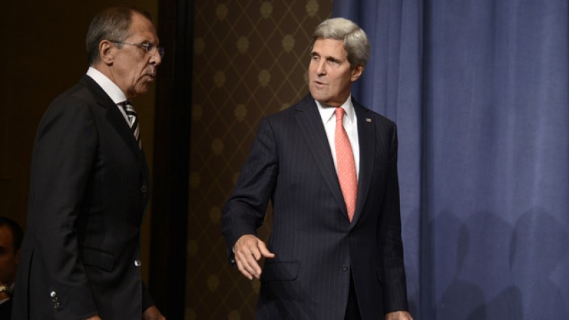 لافروف وكيري يبحثان هاتفياً الوضع في سورية
