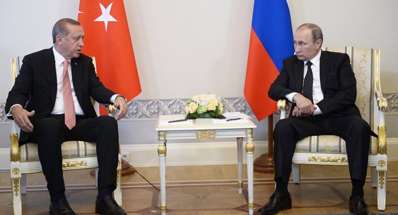 بوتين يبحث مع إردوغان الوضع في سورية