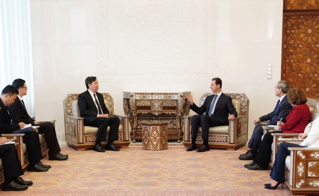 المبعوث الصيني الخاص للشرق الأوسط يلتقي بالرئيس الأسد