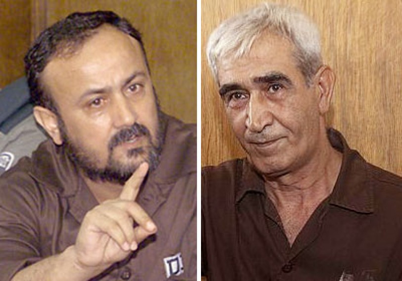 البرغوثي وسعدات يضربان عن الطعام تضامناً مع الأسرى الإداريين&lrm;