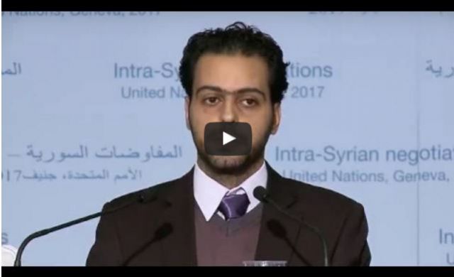 مؤتمر صحفي لوفد منصة موسكو للمعارضة السورية في جنيف 30/03/2017