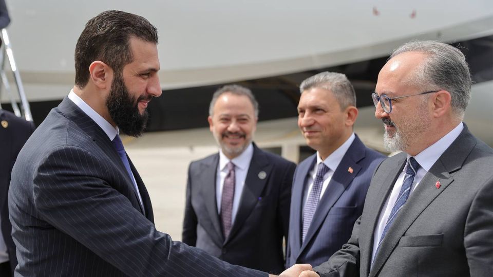 لافروف والشرع في منتدى أنطاليا بتركيا