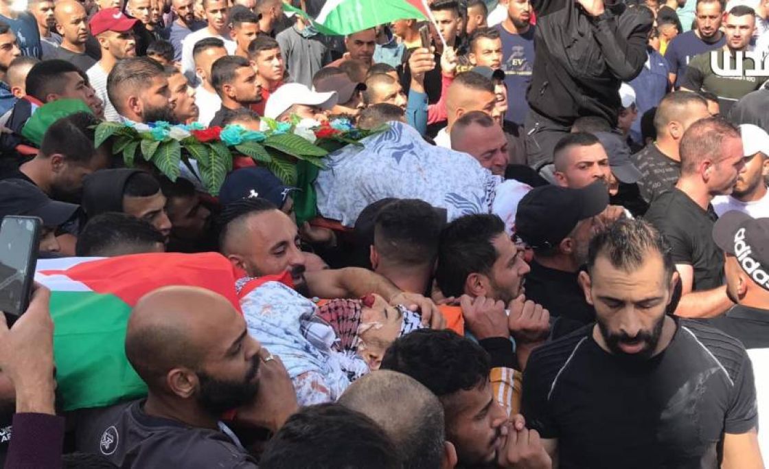 نابلس تشيّع ضابطين استشهدا برصاص الاحتلال