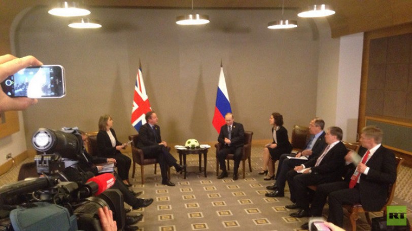 بوتين وكاميرون يؤكدان ضرورة توحيد جهود مكافحة الإرهاب