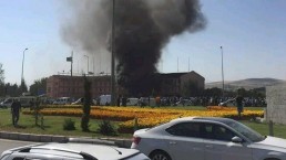 من مكان الانفجار