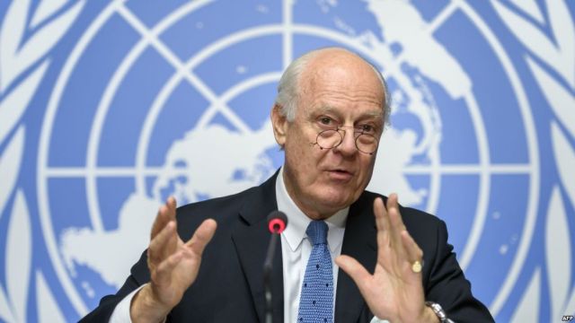 دي مستورا: جولة جنيف في اكتوبر القادم، واستانا في سبتمبر