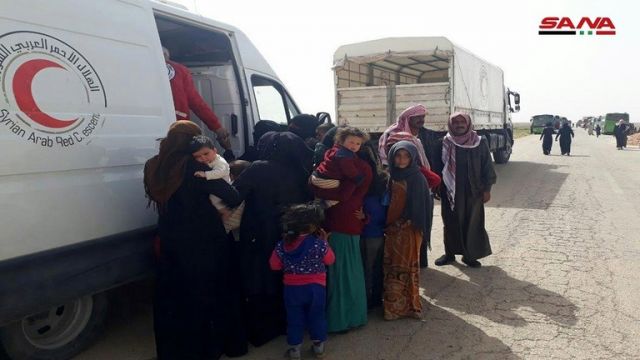 خروج دفعة جديدة من مخيم الركبان