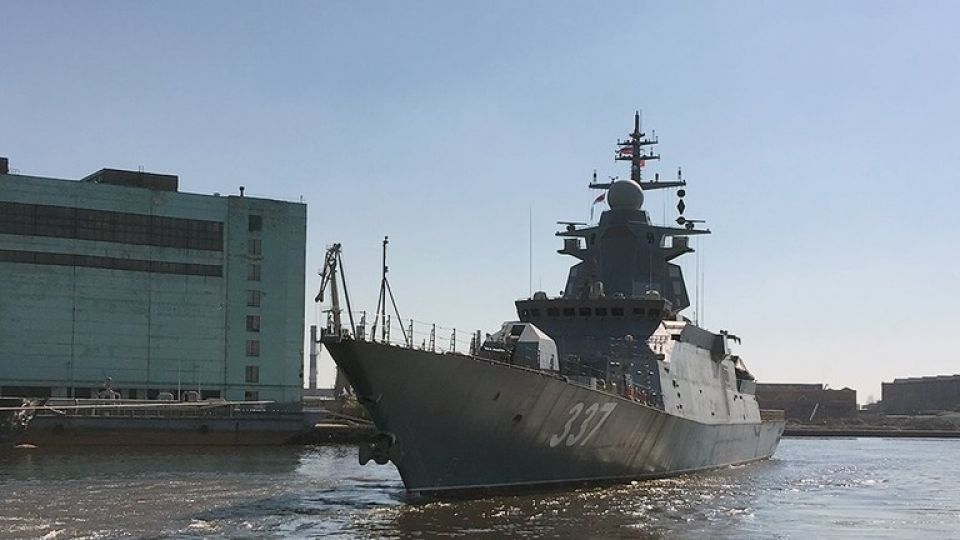 اختبار فرقاطة «غريمياشي» الروسية يتواصل في بحر البلطيق