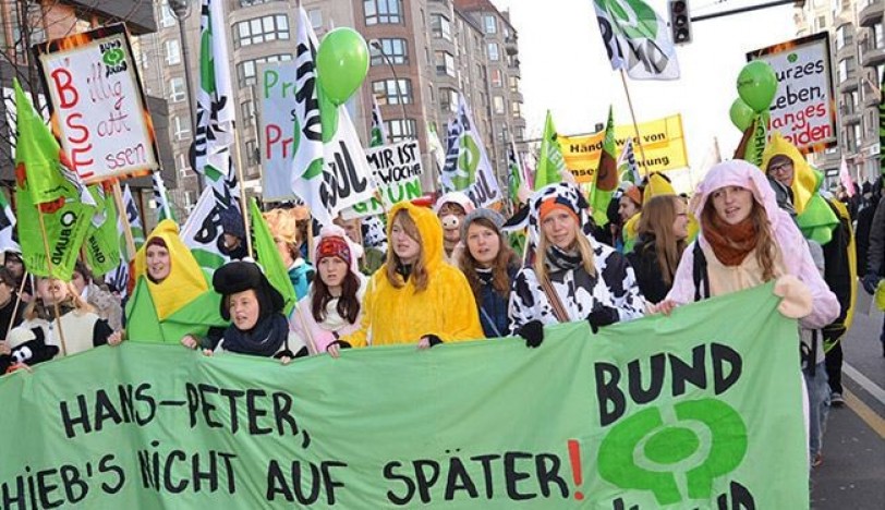 مظاهرات في برلين ضد مشروع اتفاقية التجارة الحرة الأميركية- الأوروبية