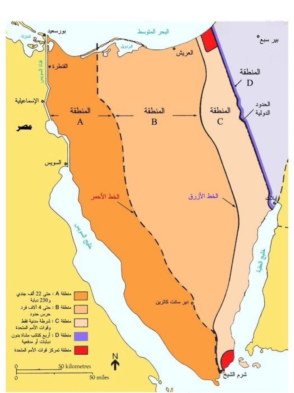 السيادة المجروحة في سيناء أرقام وحقائق