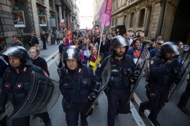 تجدد الإضرابات العمالية في إيطاليا