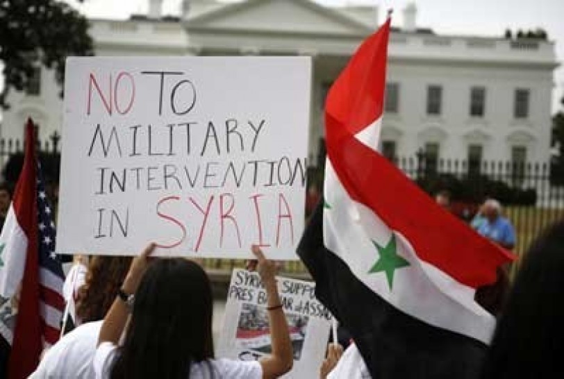 الغالبية العظمى من الأوروبيين والأمريكيين يعارضون العدوان العسكري على سورية