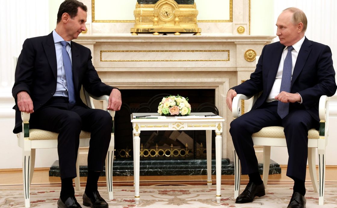الرئيسان السوري والروسي يلتقيان في موسكو